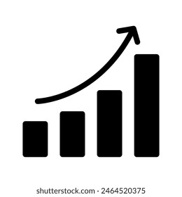 Chart Icon Vector Symbol Design Illustration