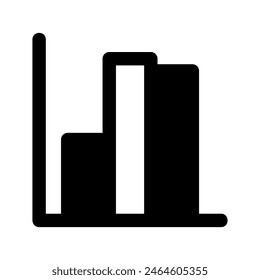 Chart Icon Vector Symbol Design Illustration
