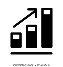 Chart Icon Vector Symbol Design Illustration