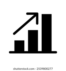 Icono de gráfico Ilustración de diseño de símbolo de Vector