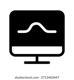 Icono de gráfico Ilustración de diseño de símbolo de Vector