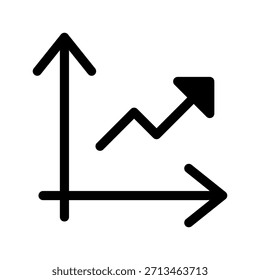 Chart Icon Vector Symbol Design Illustration