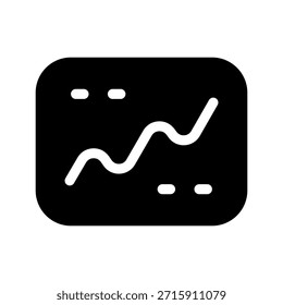 Icono de gráfico Ilustración de diseño de símbolo de Vector