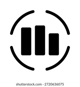Chart Icon Vector Symbol Design Illustration