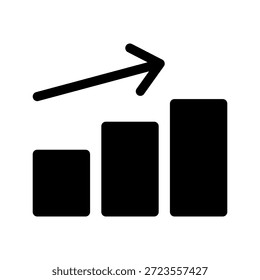Icono de gráfico Ilustración de diseño de símbolo de Vector
