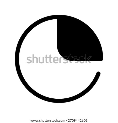 Chart Icon Vector Symbol Design Illustration