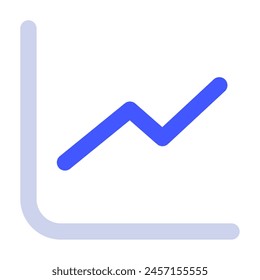 Chart icon for web, app, infographic, etc