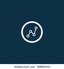Chart icon.Vector illustration