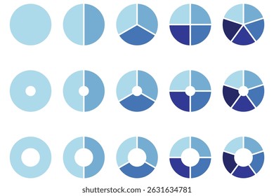 gráfico, ilustración, diagrama, negocio, Vector, diseño, Plantilla, círculo, gráfico, gráfico circular, infografía, Internet, finanzas, sin personas, tiempo, ciclo. Ilustración vectorial.