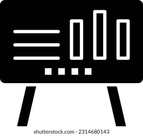 chart laptop office work place icon pack