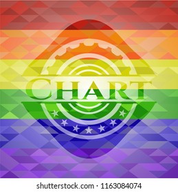 Chart lgbt colors emblem 