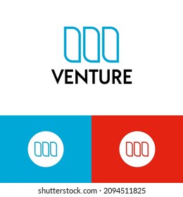 Chart logo design concept. Finance company brand logomark illustration. Can representing business, index, stock, bank, invest, asset.