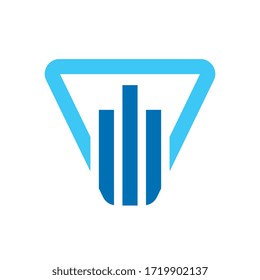 Logo-Designvorlage, Symbol für Finanzberater, Symbol für Unternehmensfinanzierung - Vektorgrafik
