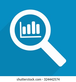 chart magnifying glass
