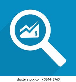 chart magnifying glass