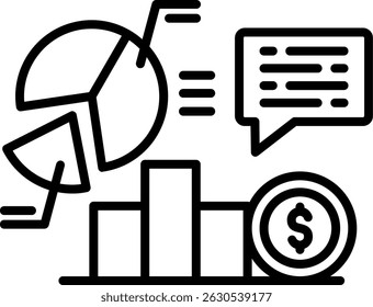 Chart New Creative Icon Design Vector