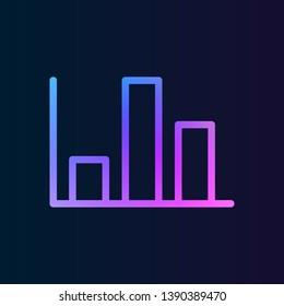 chart nolan icon. Simple thin line, outline vector of web icons for UI and UX, website or mobile application