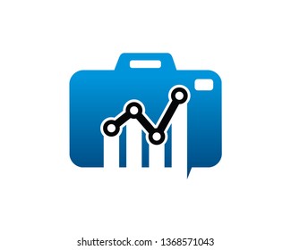 Chart Photography Logo Template, Icon, Symbol - Vector