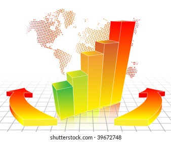 Chart with planet