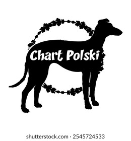 Polski perro silueta, perro, razas de perro, Vector, silueta, diseño de logotipo, animal, ilustración, icono, signo, negro, mascota