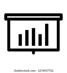 chart presentation icon