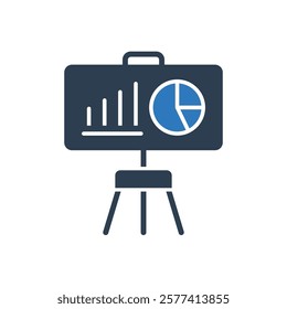 Chart Presentation Icon Sign Symbol