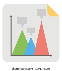 
A chart with pyramids symbolising business analysis infographic
