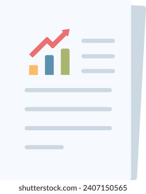chart report icon, progress bar  or popular business icons