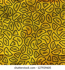 Chart. Seamless vintage pattern.