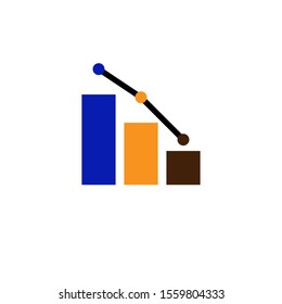 Chart Symbol Icon Vector Illustration