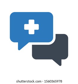 chart vector glyph colour icon 