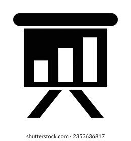 Chart Vector Glyph Icon For Personal And Commercial Use.
