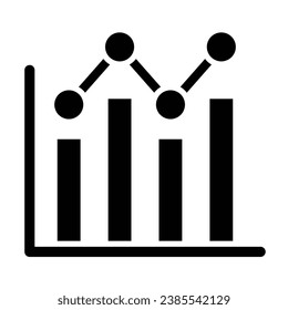 Chart Vector Glyph Icon For Personal And Commercial Use.

