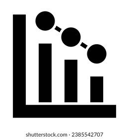 Chart Vector Glyph Icon For Personal And Commercial Use.
