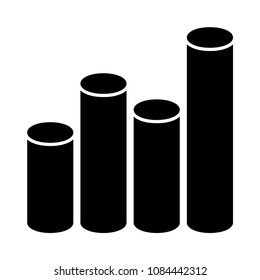 chart vector glyphs icon