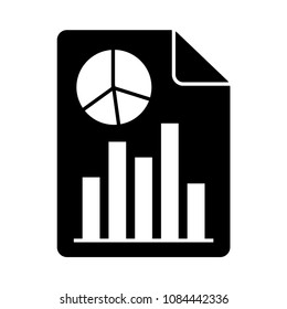 chart vector glyphs icon