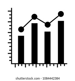 chart vector glyphs icon
