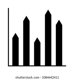 chart vector glyphs icon