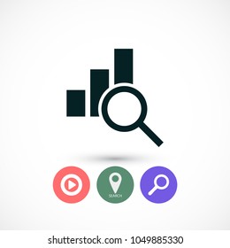 Chart vector icon