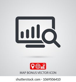 Chart vector icon