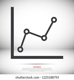 Chart vector icon