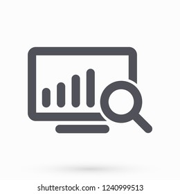 Chart vector icon
