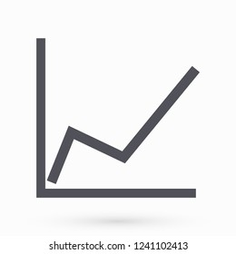 Chart vector icon