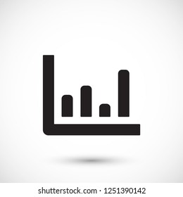 Chart vector icon