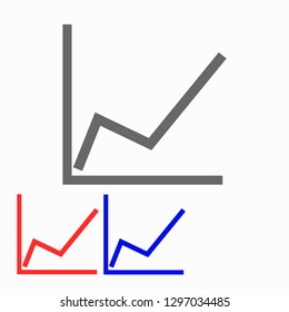Chart vector icon