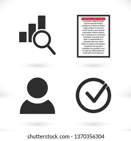 Chart vector icon