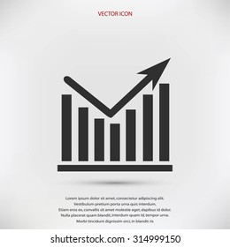 Chart vector icon Chart vector icon