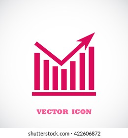Chart vector icon