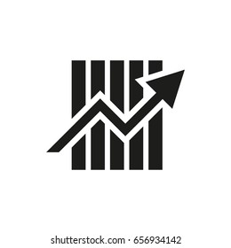 Chart vector icon