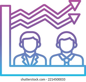 Chart vector icon. Can be used for printing, mobile and web applications.